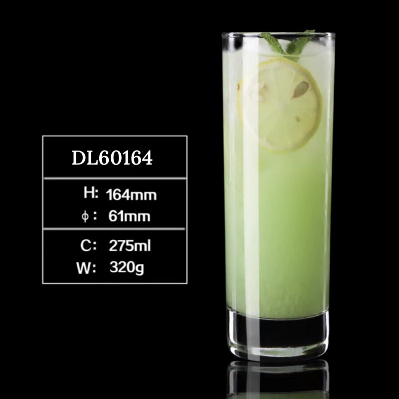 BỘ 6 LY THỦY TINH ỐNG TRƠN CAO LOẠI DÀY CAO CẤP 60164 DELI