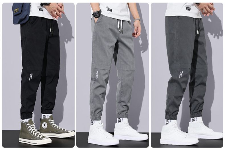 [ Voucher Giảm 50% ] Combo 03 Quần Dài Nam Jogger Kaki Eo Cạp Chun Co Giãn Ống Bo Gấu Phong Cách Đường Phố Ngầu Bụi XƯỞNG MAY THANH NGA 3MEN QUAN 068