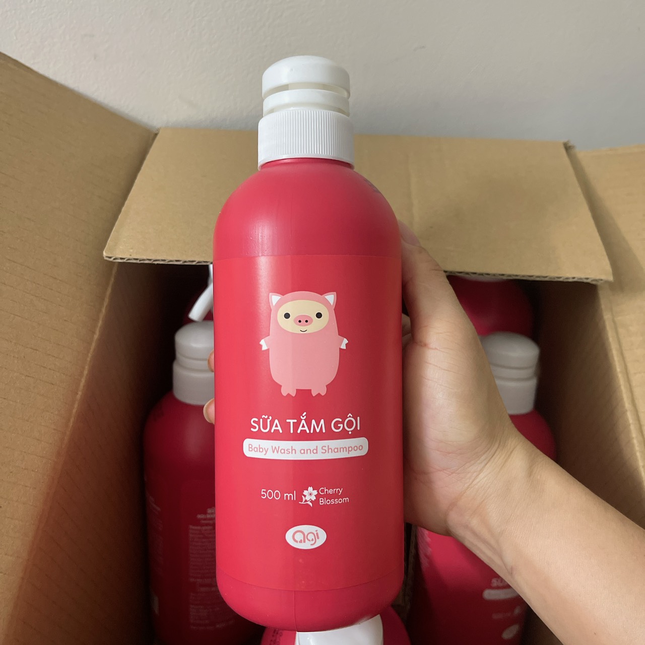 [CHÍNH HÃNG]SỮA TẮM GỘI AGI CHO BÉ /500ML