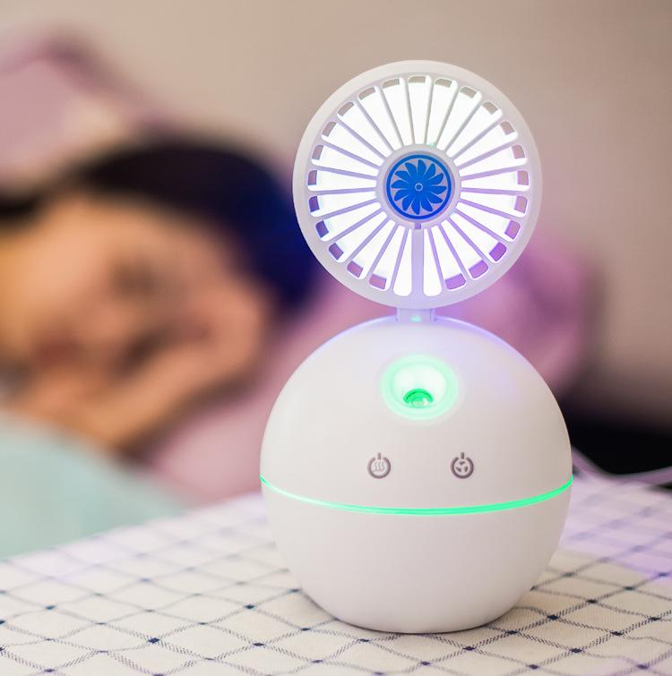 Quạt mini phun sương usb humidifier kjr-077 - máy phun sương kèm quạt tiện dụng,quạt phun sương,quạt mini,quạt để bàn,quạt cầm tay,quạt tích điện,quạt sạc,quạt đèn led,máy phun sương kèm quạt