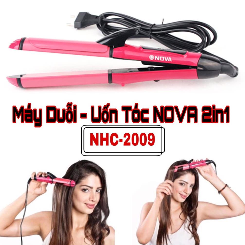 Máy Uốn Duỗi Tóc Máy Làm Tóc Nova Mã-2009 Làm tóc tại nhà