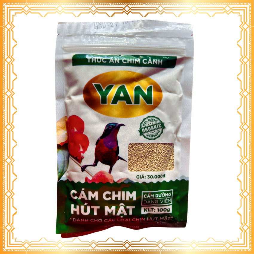 COMBO 2 GÓI Cám YAN dưỡng, cám chim hút mật YAN.