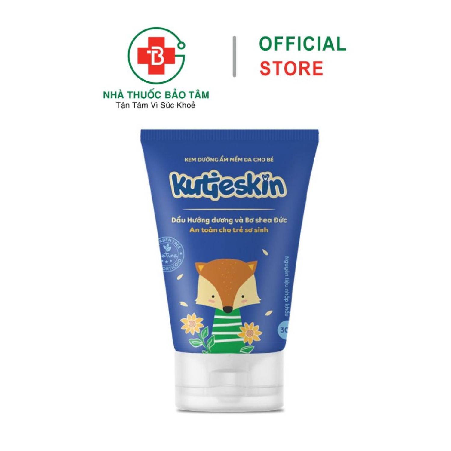 Bộ sản phẩm KUTIESKIN cho bé (dưỡng ẩm/ chàm sữa/ ngứa, hăm)