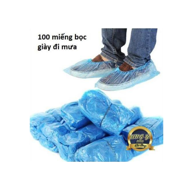 Combo 100 Miếng Nilon Bọc Giày Đi Mưa