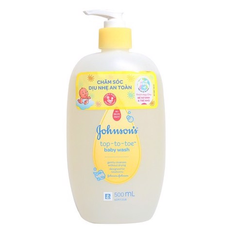 Sữa Tắm Gội Sơ Sinh Johson's Baby 500ml