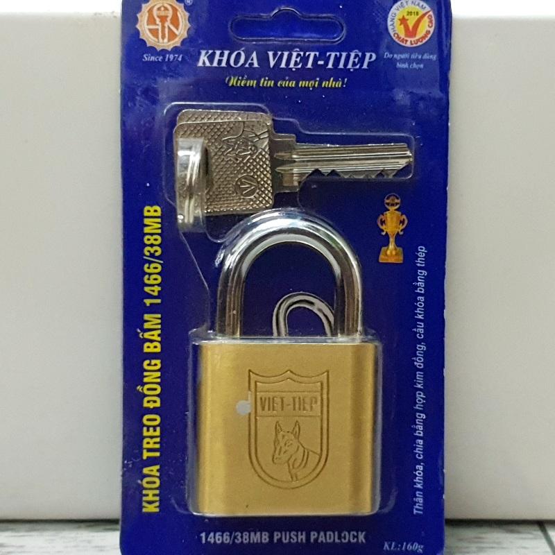 Khóa Treo Đồng Bấm Việt Tiệp 1466/38MB
