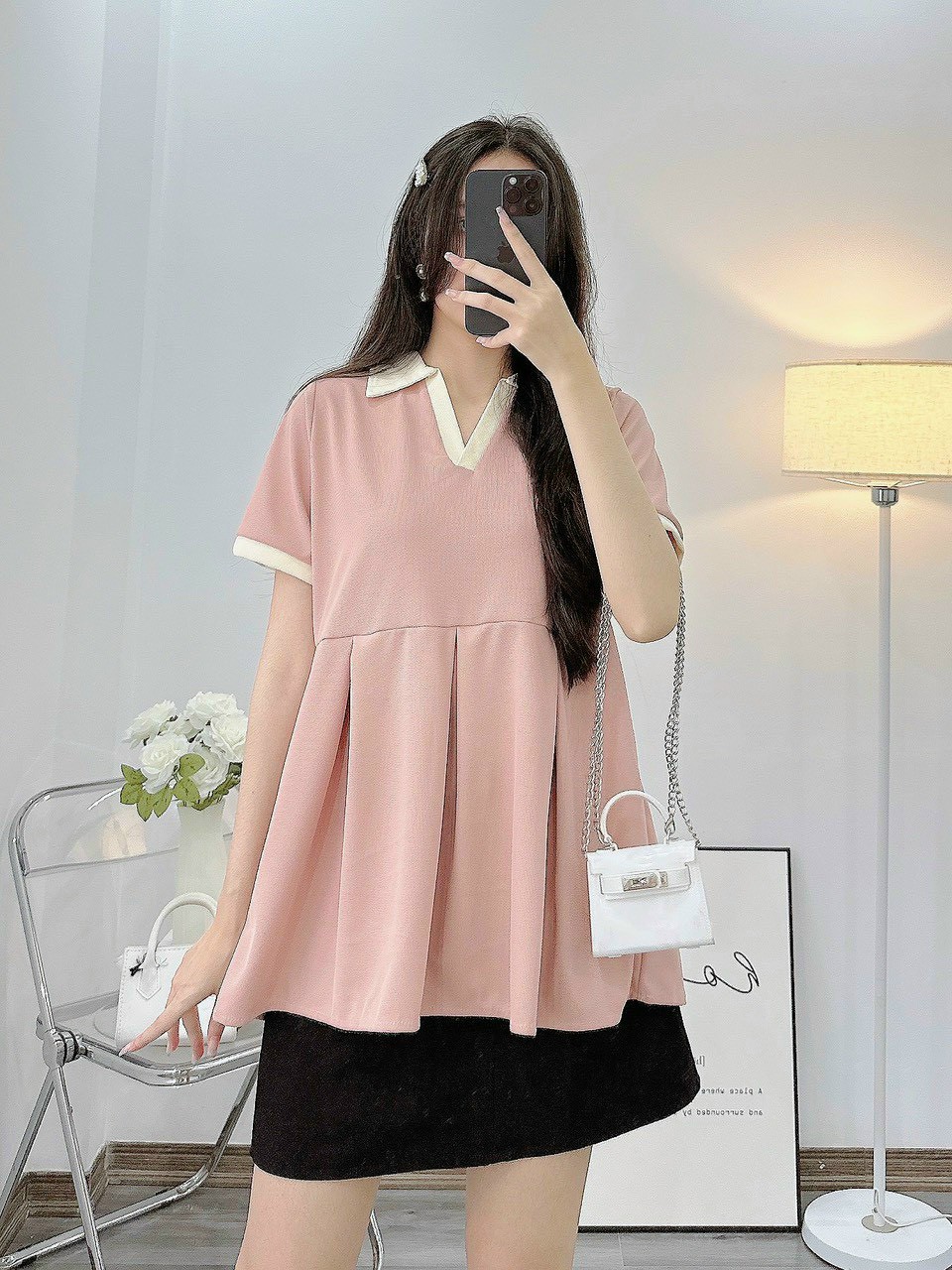 Áo bầu công sở chất đẹp
