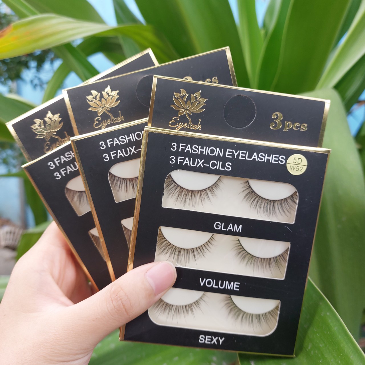 [HCM] Hộp 3 Cặp Lông Mi Chồn 3D Siêu Tự Nhiên