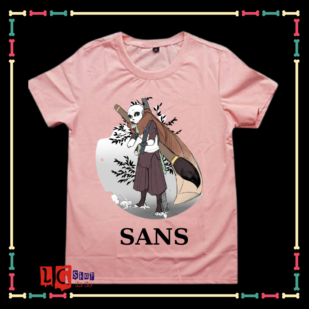 Áo thun Ink Sans Undertale siêu ngầu cho trẻ em Vải thun co giãn 4 chiều