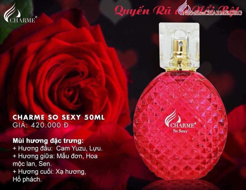 [ Chính hãng ] Nước hoa Charme_SoSexy 50ml