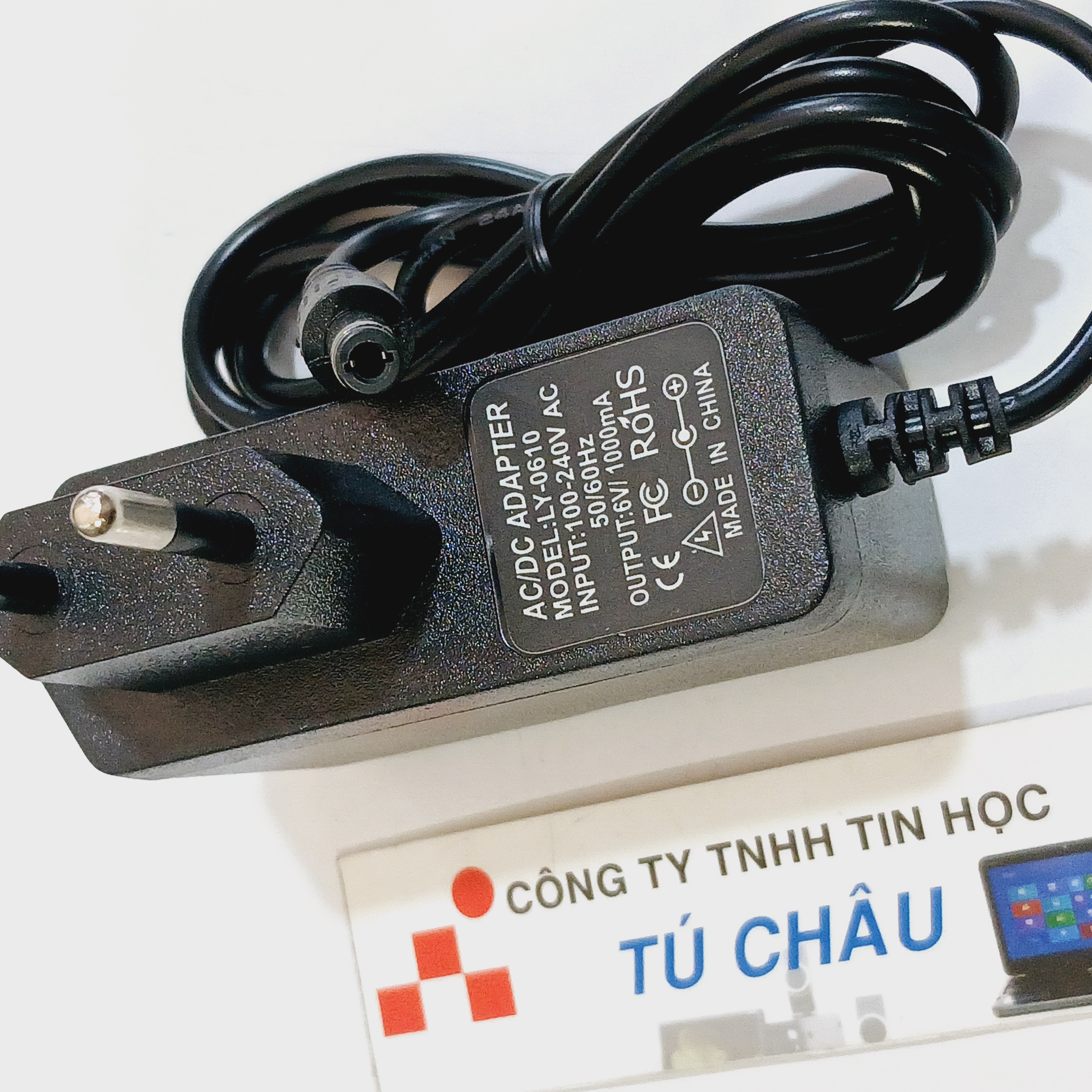 Adapter DC 6V - 1A ( Đầu cắm 5.5mm x 2.1mm)