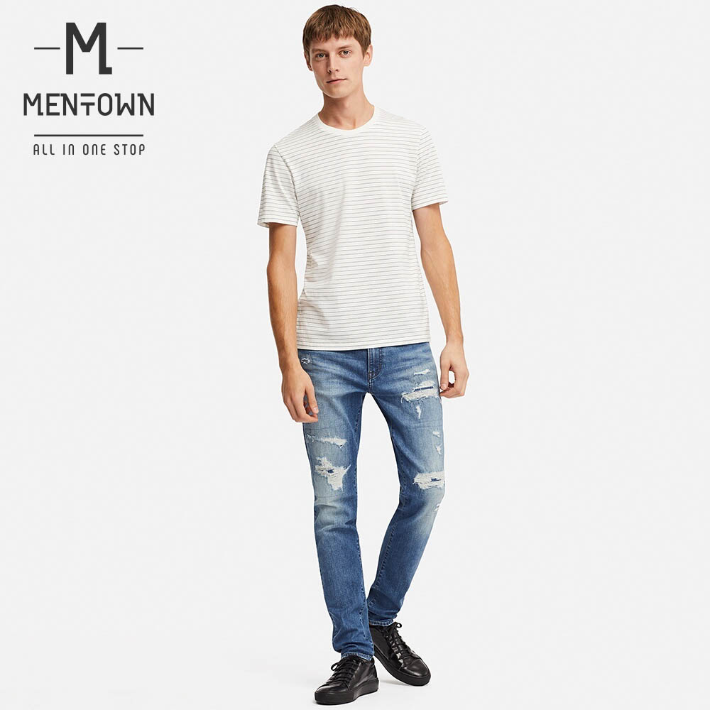 Áo thun sọc Supima Cotton Uniqlo