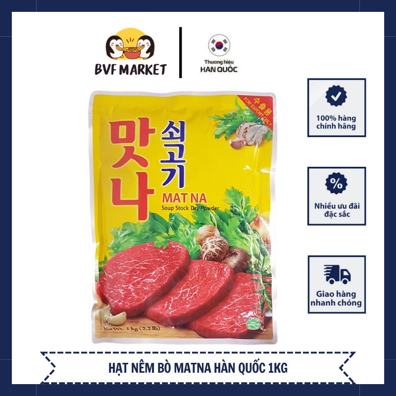 <Hot> Bột Nêm Bò Matna Hàn Quốc 1kg