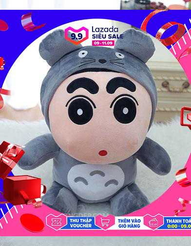 Gấu bông cậu bé Shin size 80cm