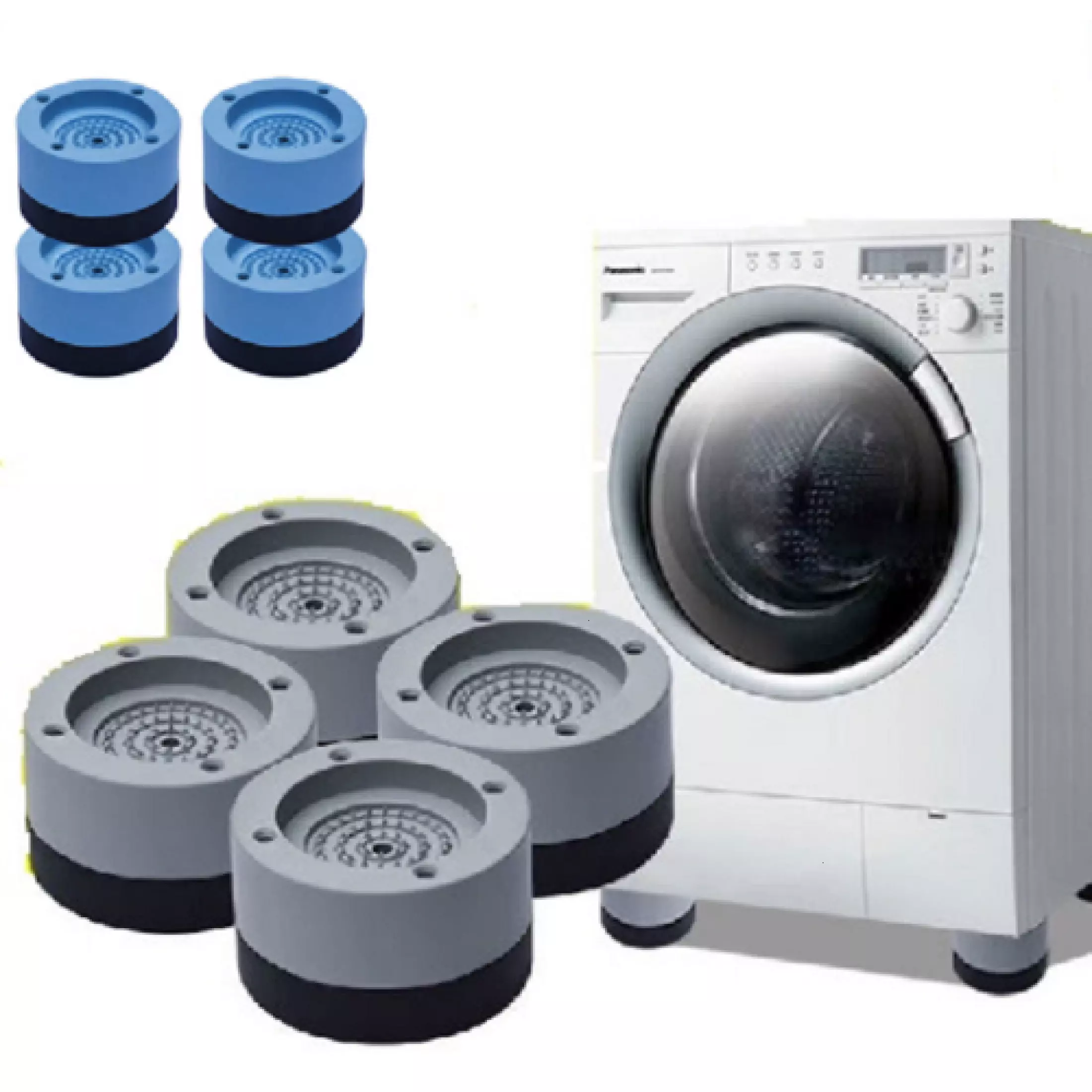 [HCM]Bộ 04 chân kê máy giặt chống rung chống ồn chống xê dịch giúp tăng tuổi thọ máy giặt