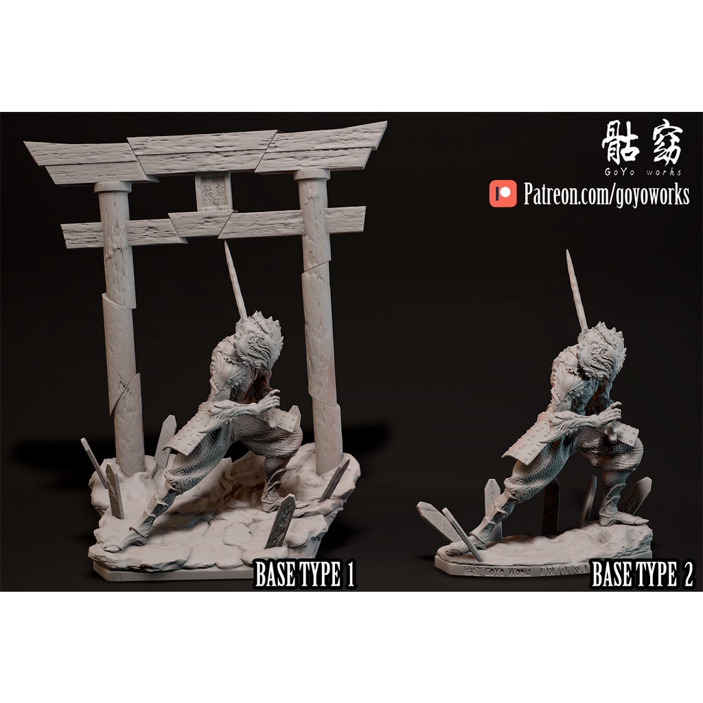 File in 3D Demon Samurai