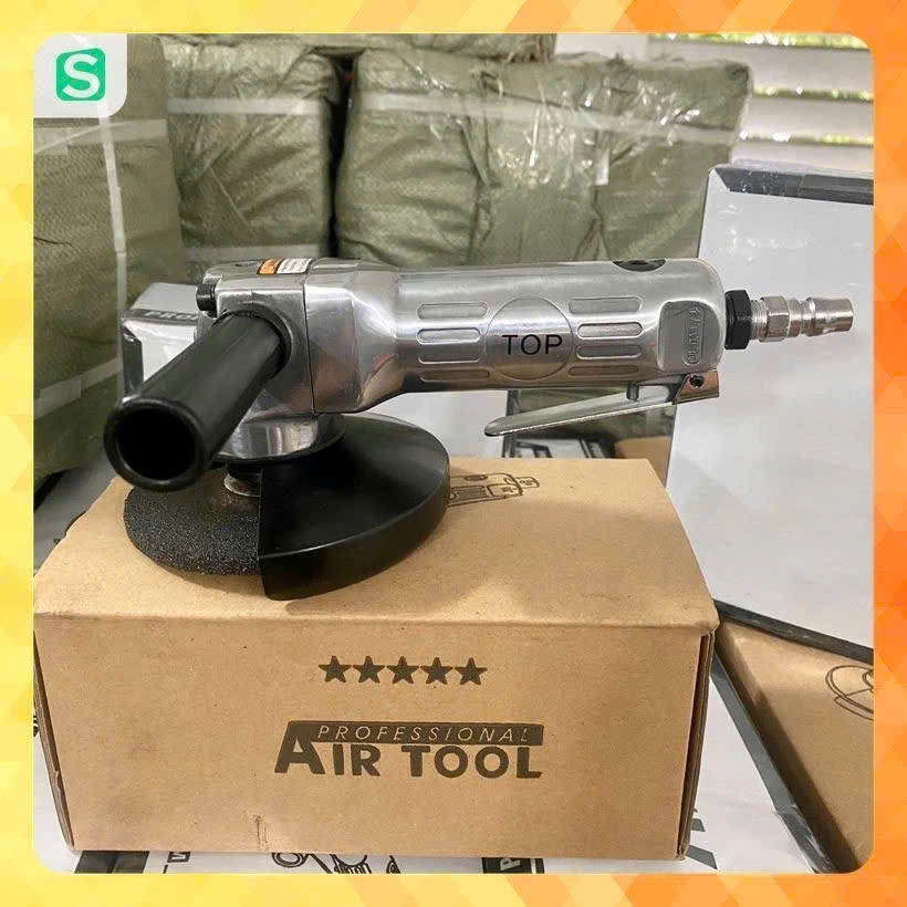 Máy Mài Hơi Cầm Tay Top 115mm - Sử dụng máy nén khí