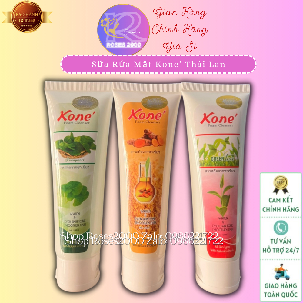 Sữa rửa mặt Kone' Thái Lan chuẩn