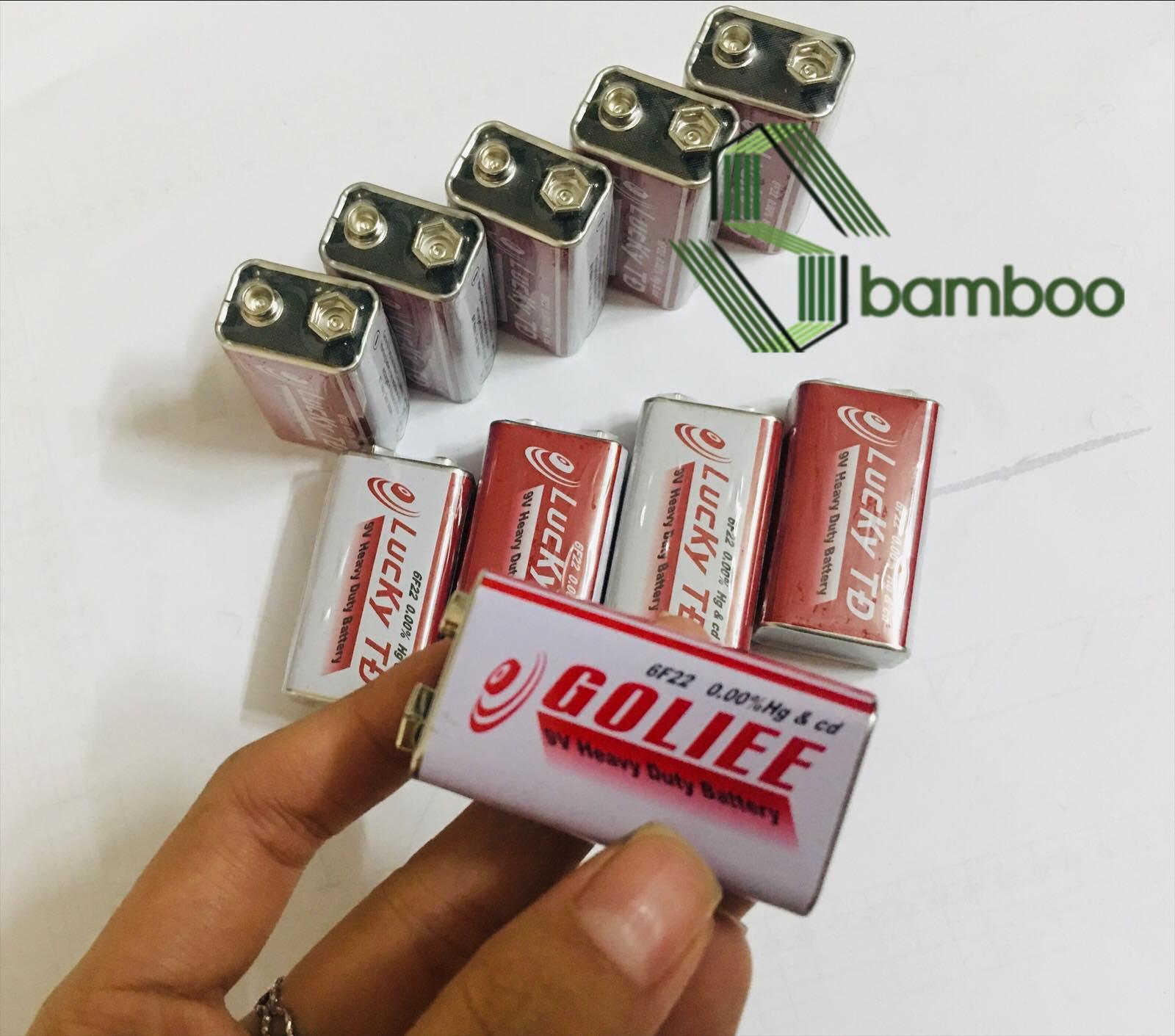 Pin vuông 9 Volt Pin Golite - 1 hộp