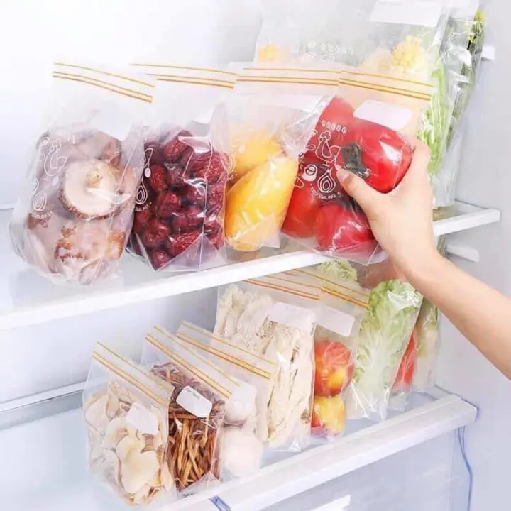 SET 3 LOẠI TÚI ZIP ĐỰNG THỰC PHẨM CÓ KHÓA. | Lazada.vn