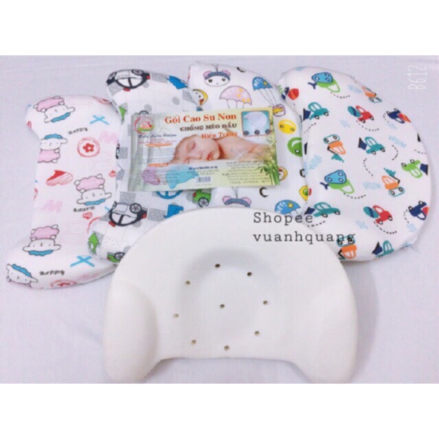 Gối Cao Su Non Chống Méo Đầu Chống Trào Ngược Baby Việt Long