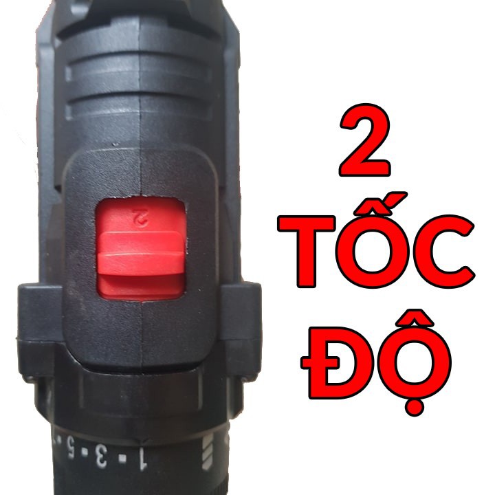máy khoan pin - Máy khoan pin 2 tốc độ