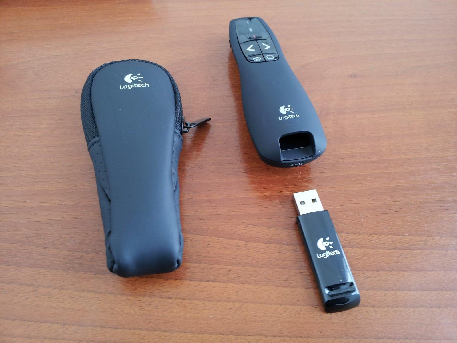 (BH 12T) (BT 12T) Bút trình chiếu Logitech Wireless Presenter R400 - Hàng công ty