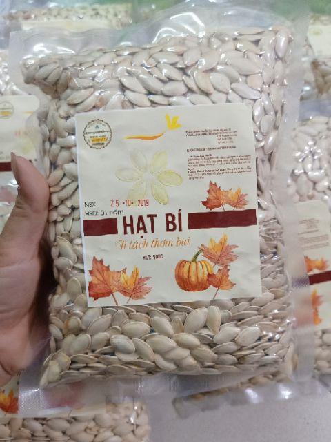 500g Hạt bí rang tay to mẩy