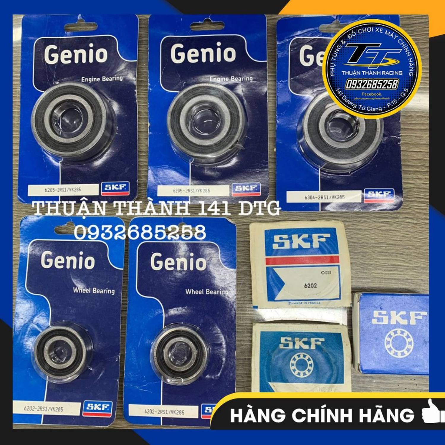Bạc đạn máy yaz skf - bộ 8 cái - yaz125