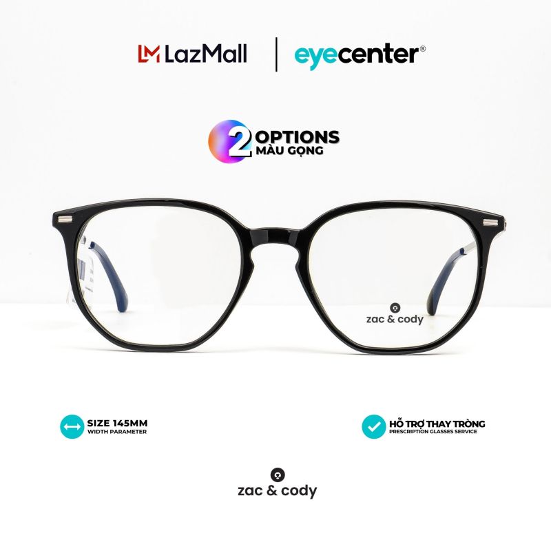 Giá bán Gọng kính cận nam nữ chính hãng ZAC & CODY B42 kim loại chống gỉ cao cấp nhập khẩu by Eye Center Vietnam