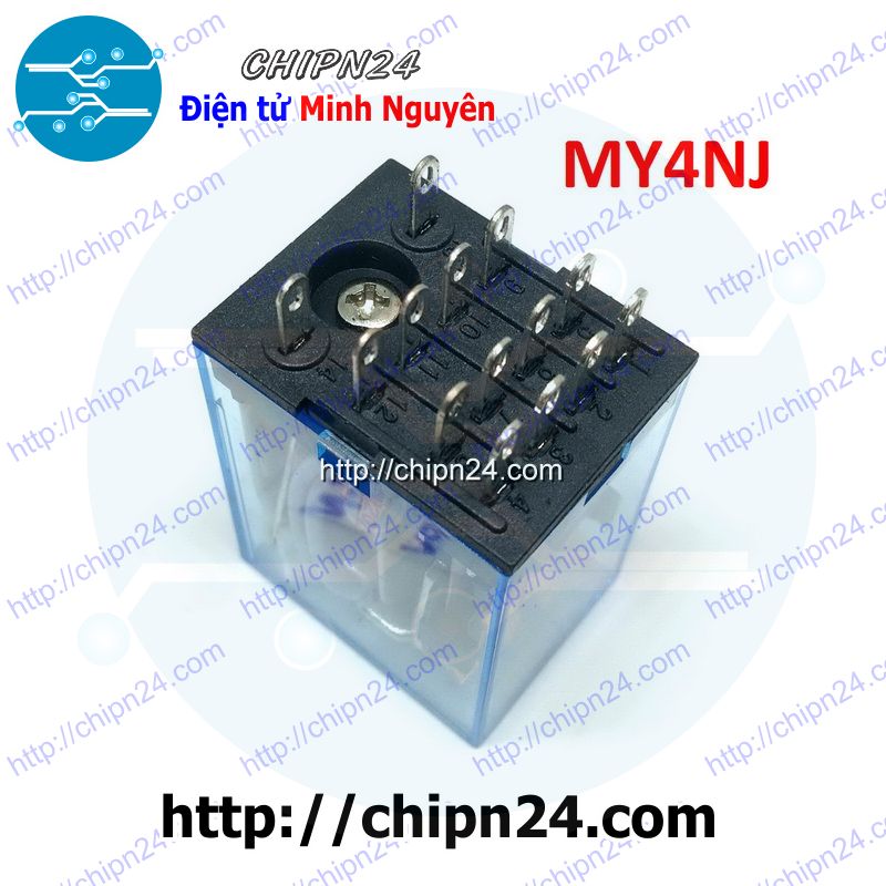 [1 con] (F201) Relay kiếng MY4NJ 14 chân 5A (HH54P AC220V/DC24V/DC12V) - [Chọn Loại] - HHH.00122
