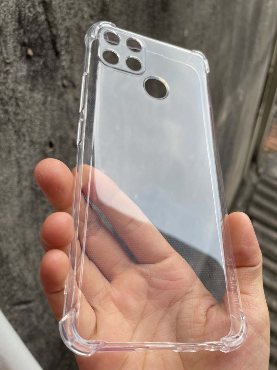 Ốp lưng dẻo realme c12/ c25/ c25s chống sốc 4 góc trong suốt
