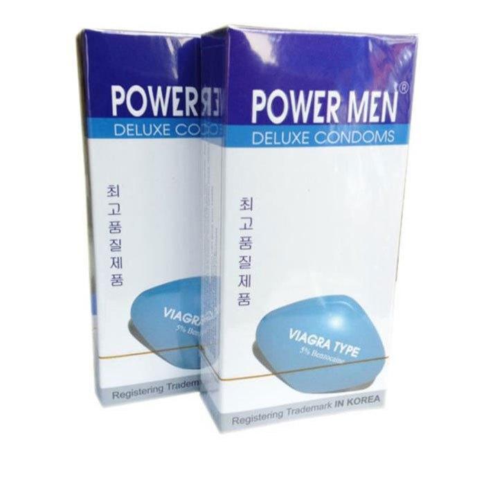 Bao cao su Powermen siêu mỏng kéo dài 12 bao