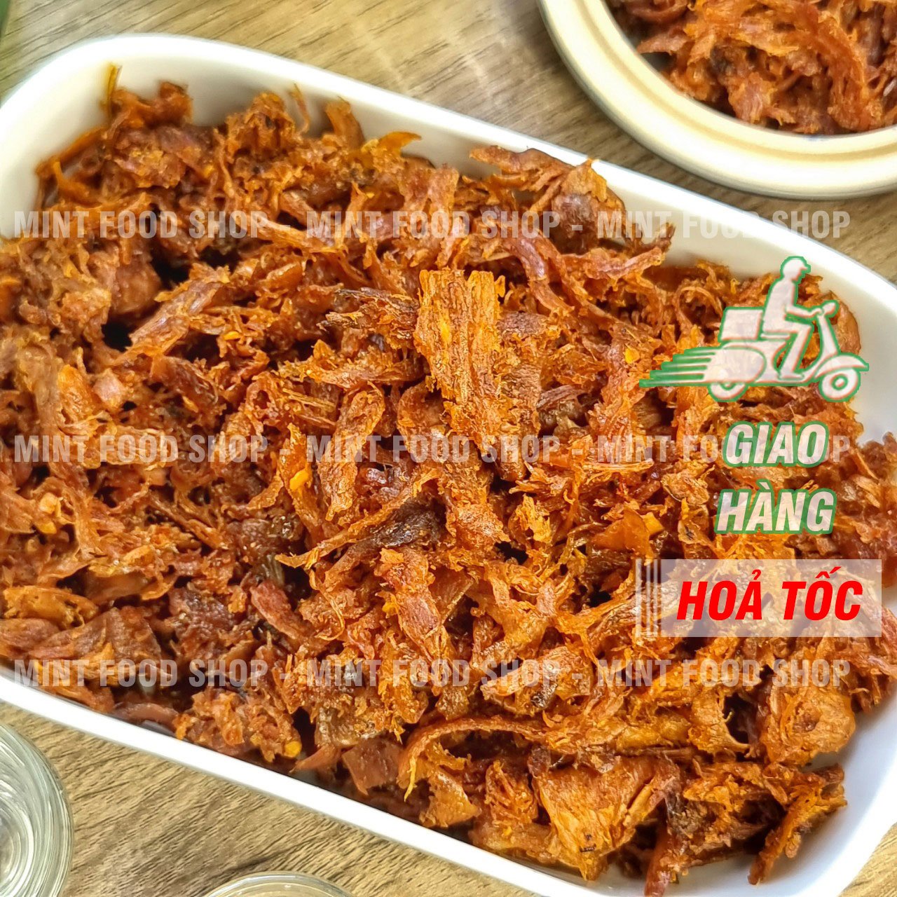 Mực sợi tẩm vị Bình Định Lon 300gram