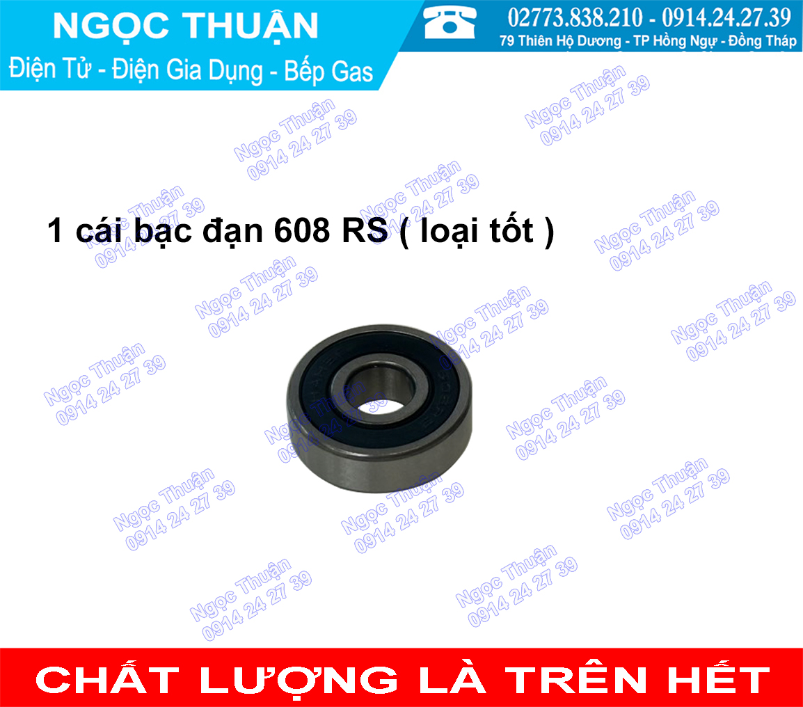 Bạc đạn 608 , sơ mi dùng cho quạt