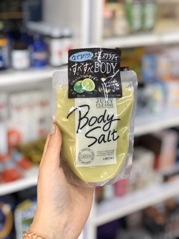 Muối tắm tẩy tế bào chết Body Salt Utena 300g hương chanh Nhật Bản giá rẻ