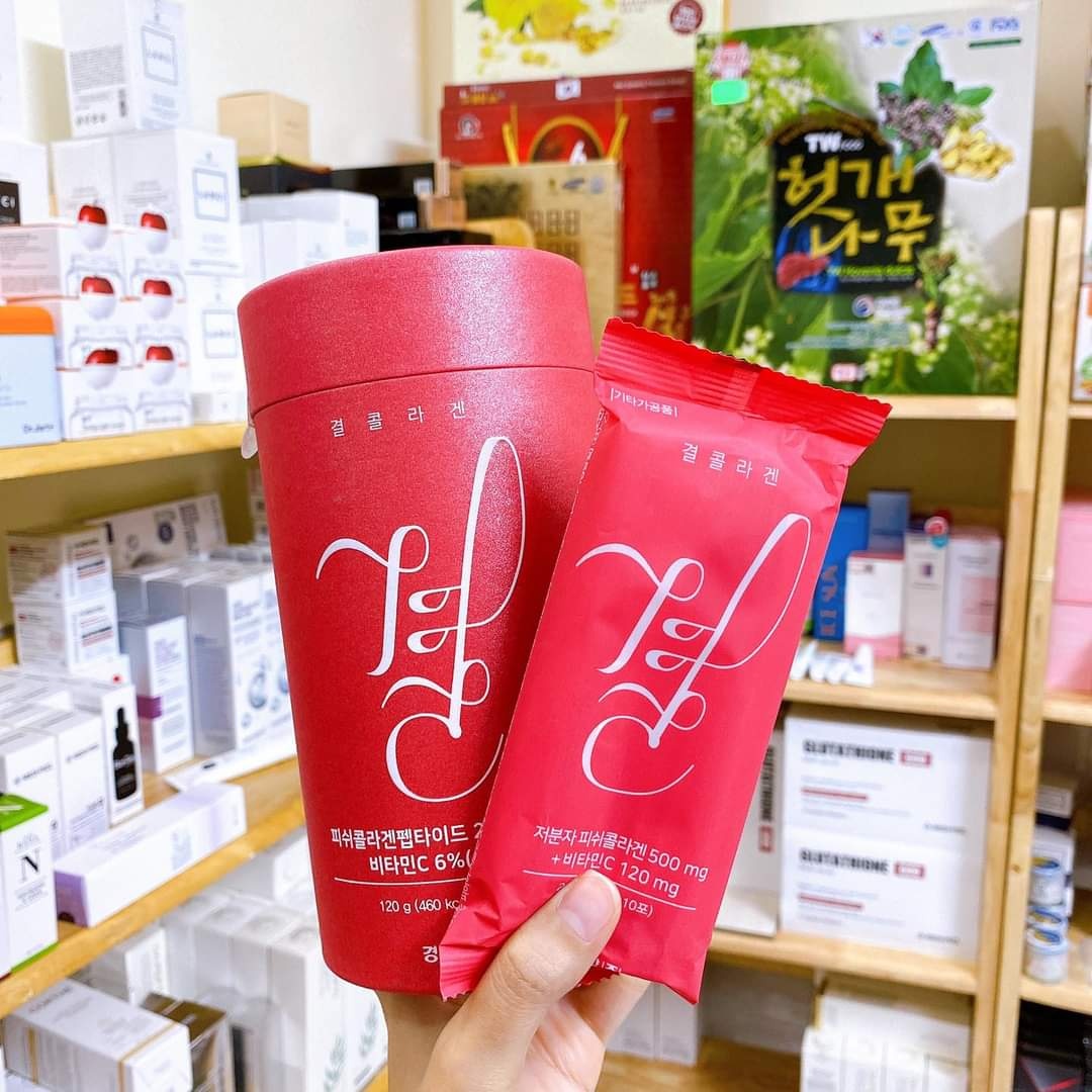 Gói bột uống bổ sung Collagen Lemona Hàn Quốc