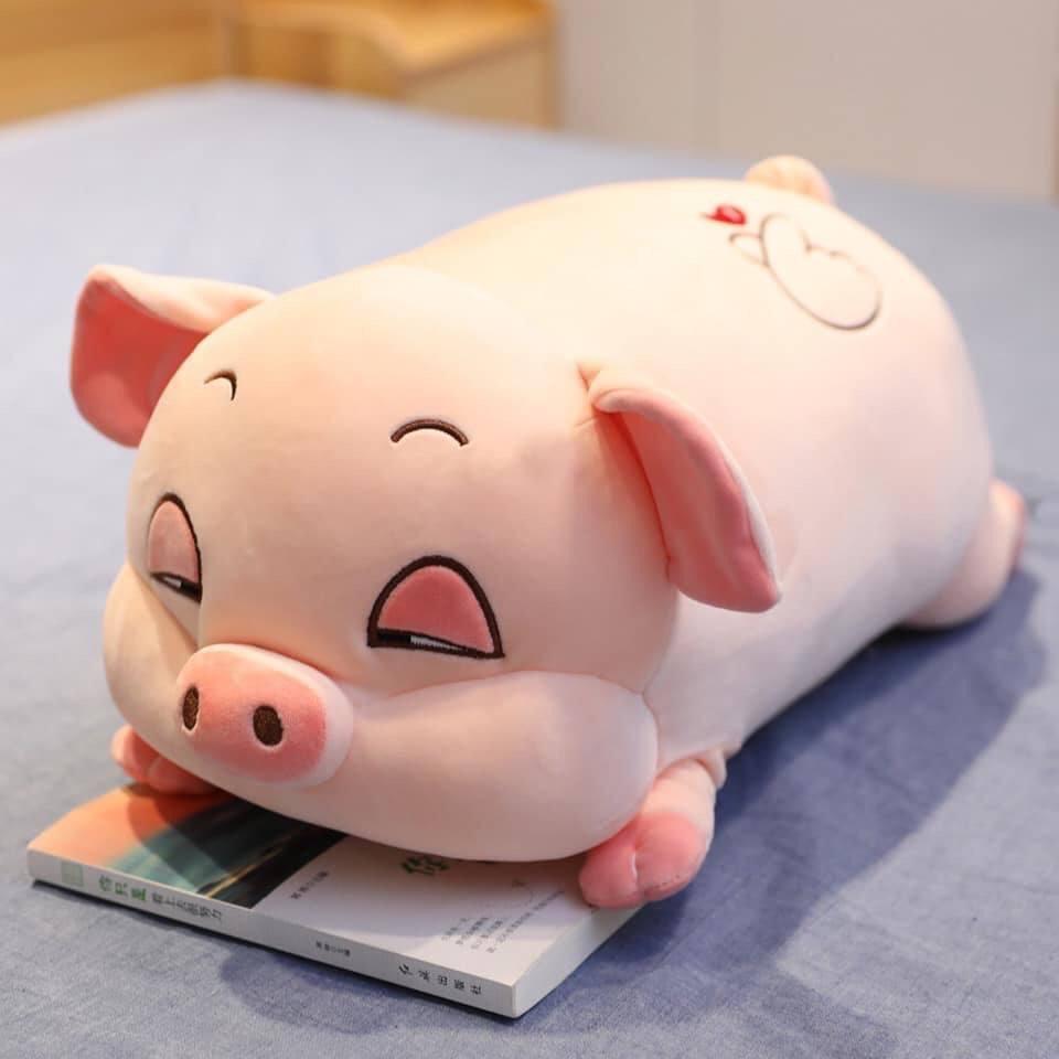 GỐI KÈM CHĂN HÌNH HEO CUTE