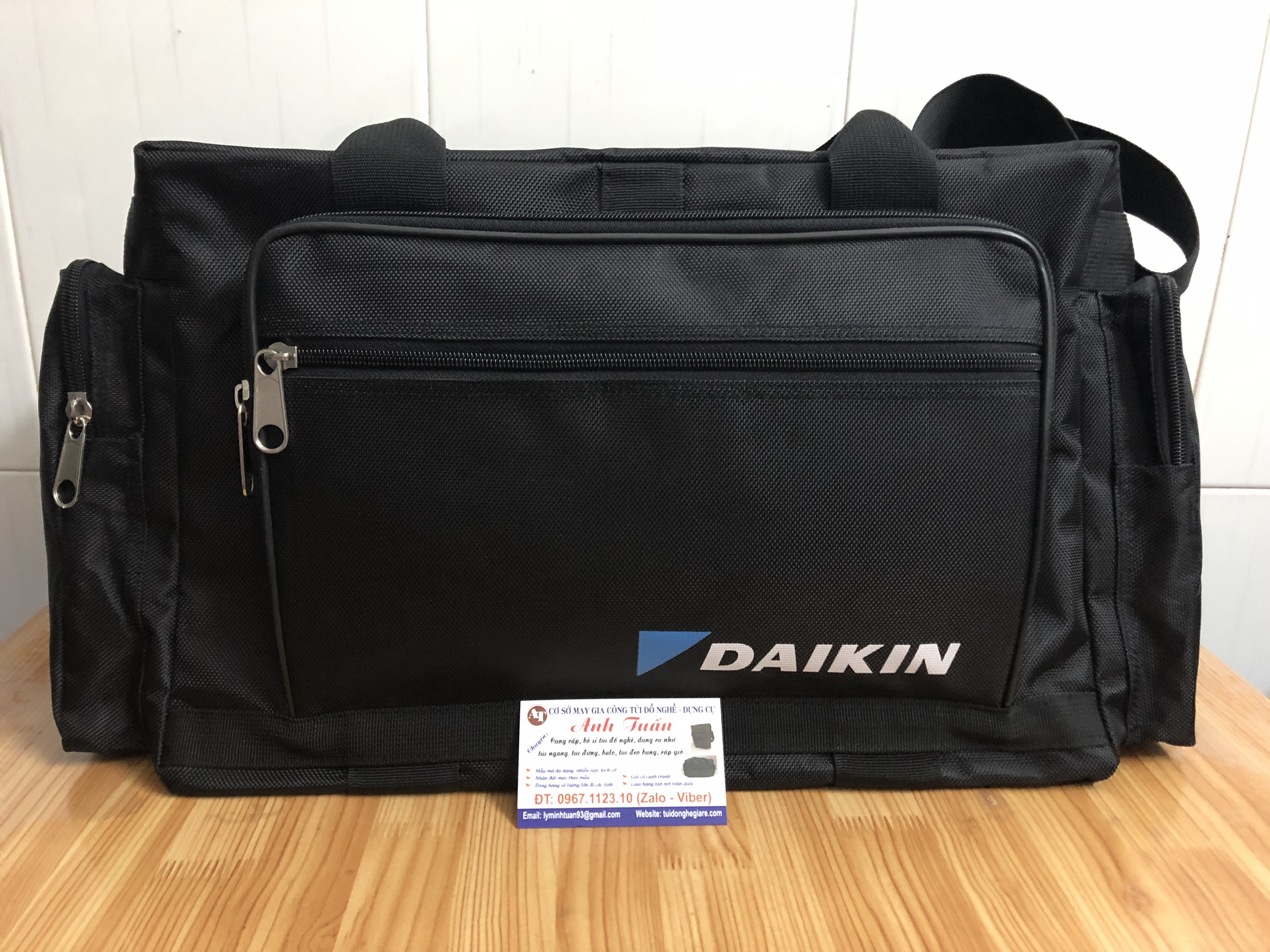 Túi đồ nghề - Daikin size đại CTY (màu đen hoặc xanh đen ngẫu nhiên tùy đợt vải)