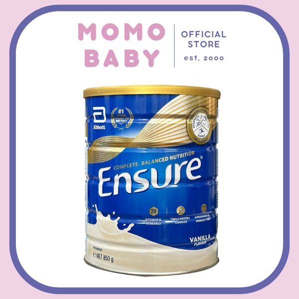 [MẪU MỚI DATE 2026] Sữa bột Ensure Úc vani chính hãng 850gr