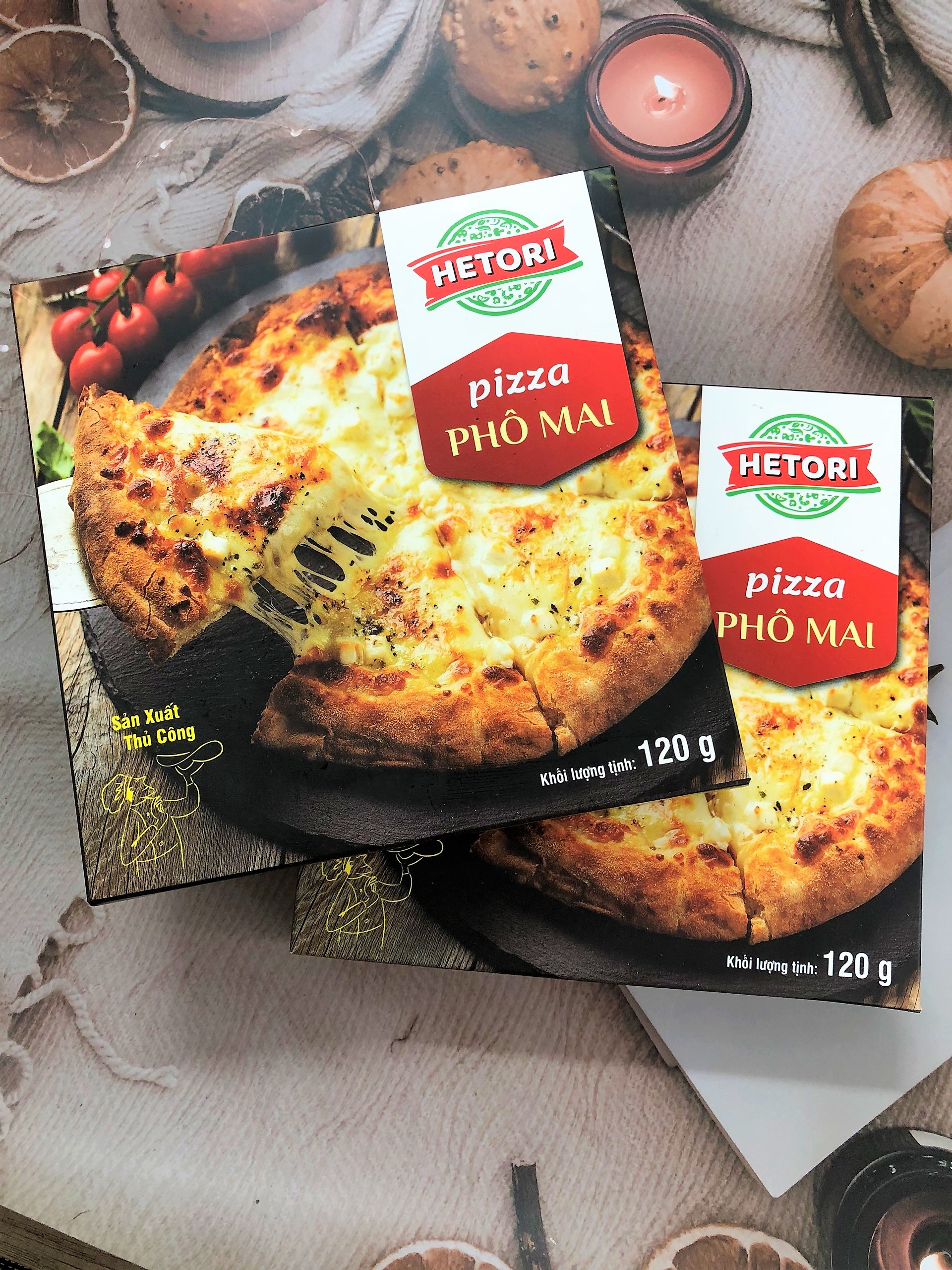 PIZZA PHÔ MAI HETORI - HỘP 120GR
