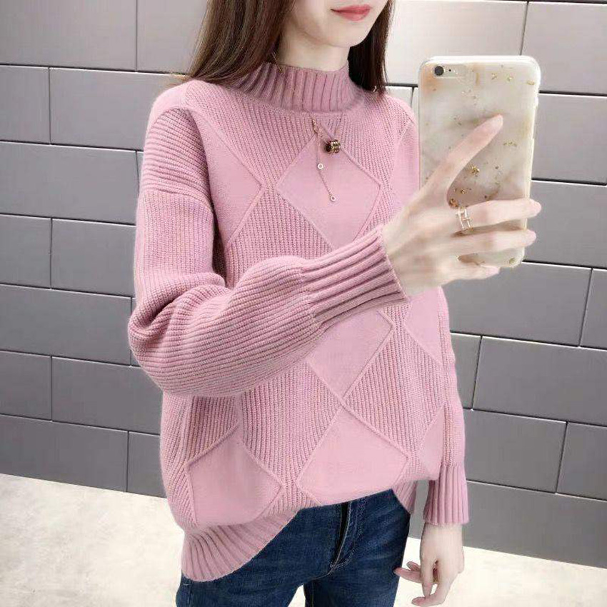 Áo len nữ Hàn Quốc dày dặn, áo len lông cừu 3 phân freesize