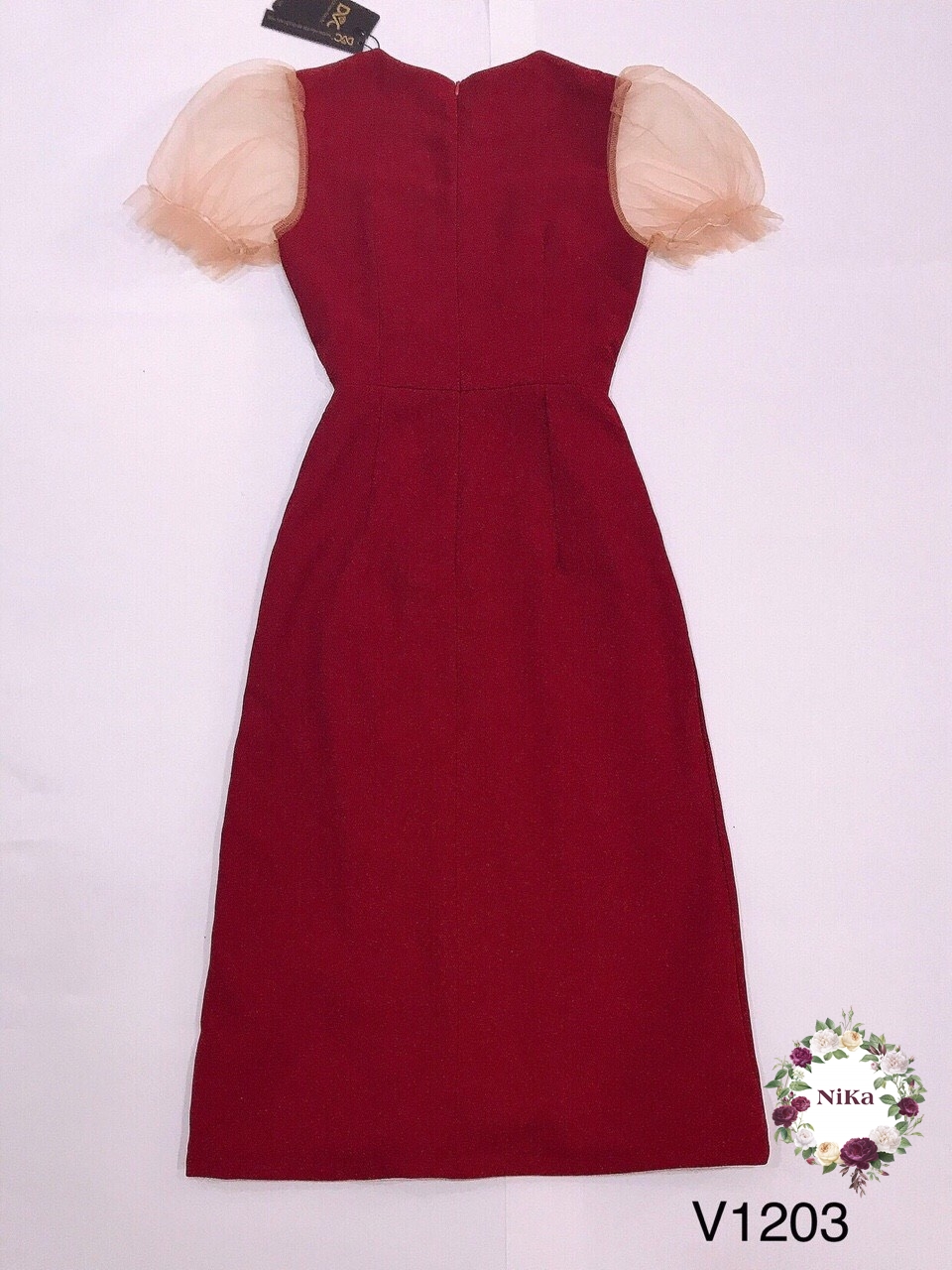 [HCM]ĐẦM ĐỎ DỰ TIỆC SIÊU SANG ĐỦ SIZE SMLXLXXL - VV1203