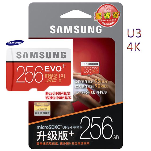 Thẻ nhớ micro SD samsung Evo plus 256GB SDXC100Mb/s 4k (new version) - EV 256
