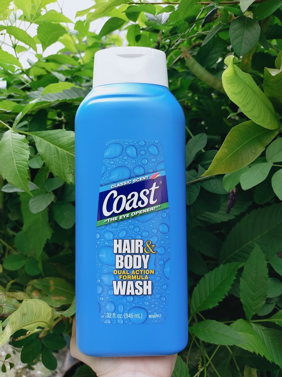 Sữa tắm gội nam Coast Hair & Body Wash Classic Scent 946ml