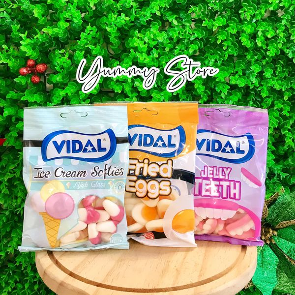 Kẹo Dẻo Vidal Các Loại Gói 80G
