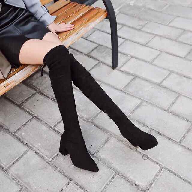 giày boots chiến binh cột dây cao