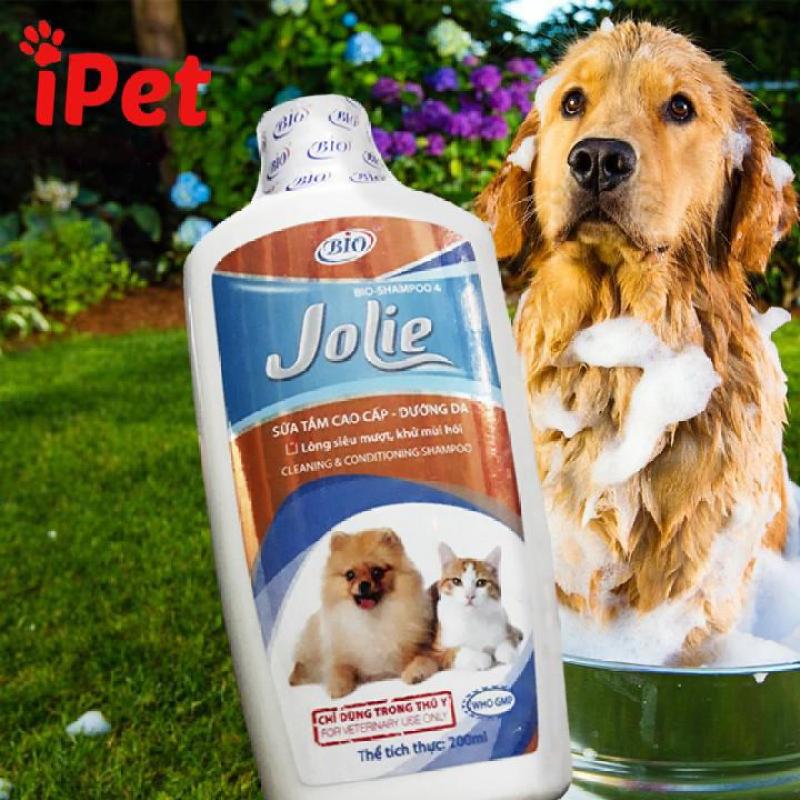Sữa Tăm Mượt Lông Khử Mùi Cho Thú Cưng Bio Jolie 200ml (chai)- iPet Shop