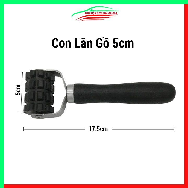 Con lăn bánh xe cầm tay dán cách âm chống ồn cho ô tô loại bánh có gai kích thước 3cm/5cm
