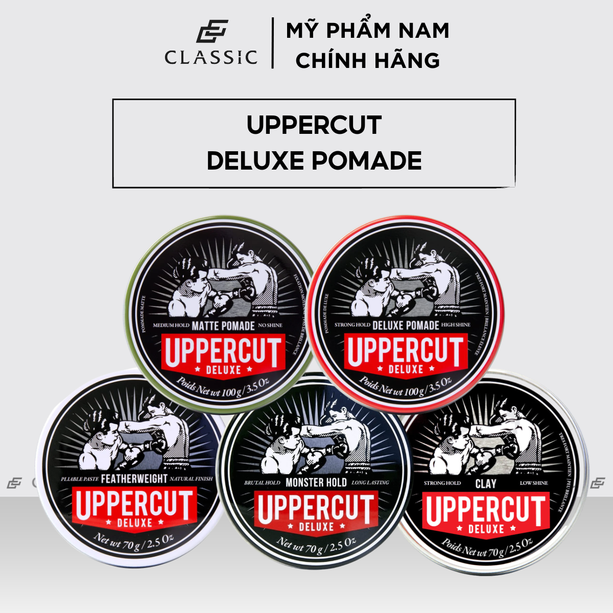 Sáp Vuốt Tóc Sáp Vuốt Tóc Uppercut Deluxe Pomade